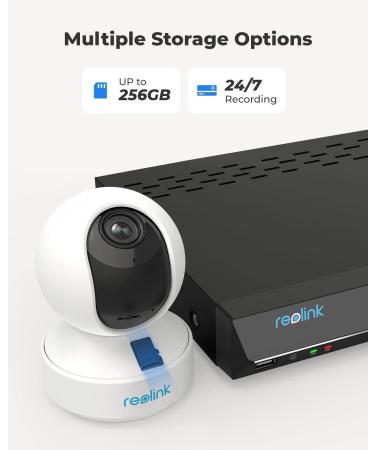 REOLINK E1 Zoom White Indoor Security Camera 5MP Super HD with PTZ, Auto Tracking, Human/Pet AI - Ideal for Baby Monitor/Pet Camera/Home Security - Dual Band WiFi - Local Storage | Best Plug-in WiFi Camera - Buy Online on GoSupps.com