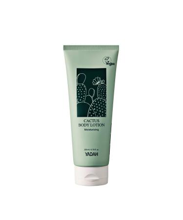YADAH Cactus Body Lotion 6.76fl.oz.   69.58% of Cactus instead of Water  Vegan Paraben Free Non Sticky Moisturizing Emulsion for Dry Sensitive Skin