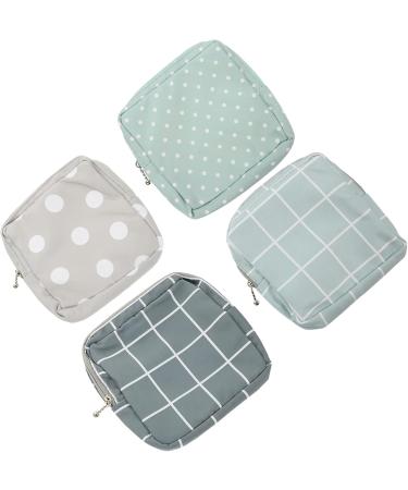 Minkissy 12-Piece Make-Up & Nursing Cloth Keeper Set - Portable Reusable Sanitary Bags for Moms - 13x13cm - Ideal for Menstruation & Outdoor Use - Buy Online on GoSupps.com