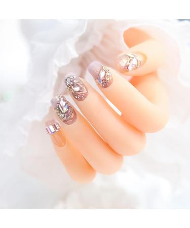 6 Grid Mixed Nail Rhinestones Nail Stones Nail 3D Nail Crystal for Manicures Nail Art Supplies Accessories Nail Art Decorations Kit - Buy Online on GoSupps.com