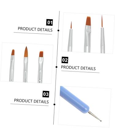 Healeved 1 Set Nail Pen Diy Nail Painting Tool Nails Supplies Gel Nail Beauty Pens Brushes Nail Painting Brushes Cosmetology Supplies Nail Art Brush Lotus Wood Manicure 16X0.8X0.8CM Assorted Color 1 - Buy Online on GoSupps.com