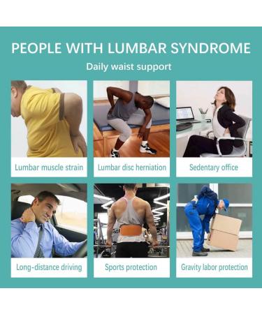 CROPAL Back Brace for Lower Back Pain Relief - Lumbar Support Belt for Work, Lifting, Sciatica, Scoliosis - Removable Steel Plates - Black (M/L) - Buy Online on GoSupps.com