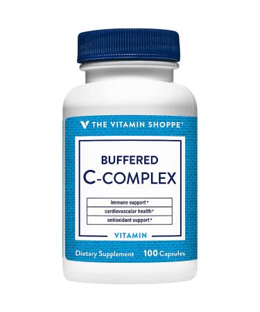 The Vitamin Shoppe Buffered C-Complex Antioxidant That Supports Immune (100 Capsules) 100 Count (Pack of 1)