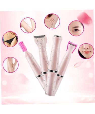 Healvian Private Shaver Electric Shavers 4in1 Mini Portable Shaver for Women Armpit Trimmer Facial Hair Sturdy Material Easy to Clean - Buy Online on GoSupps.com