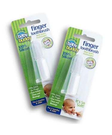Baby Dental Hygiene Bundle: Tooth Tissues 30ct, 2 Silicone Finger Toothbrushes, 2 Baby's 1st Toothbrush - Infant Oral Care Essentials - Buy Online on GoSupps.com