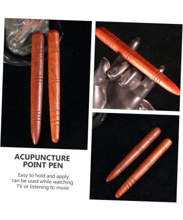 Minkissy 12-Piece Acupuncture Rod Set - Hand & Feet Muscle Relief Wooden Massage Tools for Spa & Acupuncture Point Therapy - Buy Online on GoSupps.com