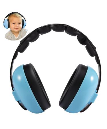 GUKOY Baby Ear Protection Noise Cancelling HeadPhones Noise Reduction Ear Defenders for Ages 0-3 Years | Infant Hearing Protection Earmuffs Blue