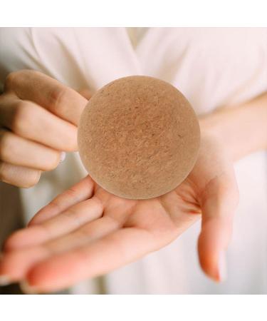 Healvian Cork Massage Ball - Travel Yoga Trigger Point Therapy for Plantar Fasciitis Relief | 100mm Relaxation Equipment - Buy Online on GoSupps.com