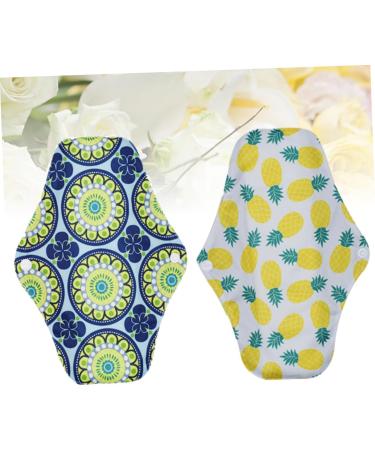 Reusable Cotton Menstrual Pads - 2pcs Women's Briefs with Washable Cloth Nursing Mat - Eco-Friendly Menstrual Napkin Set - Buy Online on GoSupps.com