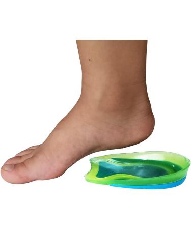 Kids Heel Cups - Shock Absorbing Gel Inserts for Heel Pain Plantar Fasciitis & Ankle Pain | Lightweight & Comfortable (Size 3-7/Women 4-8 - Buy Online on GoSupps.com