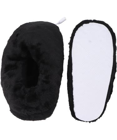 ZLXHDL Heated Shoes - USB Heating Slippers for Men & Women Washable Plush Outdoor Footwear in Black - Buy Online on GoSupps.com