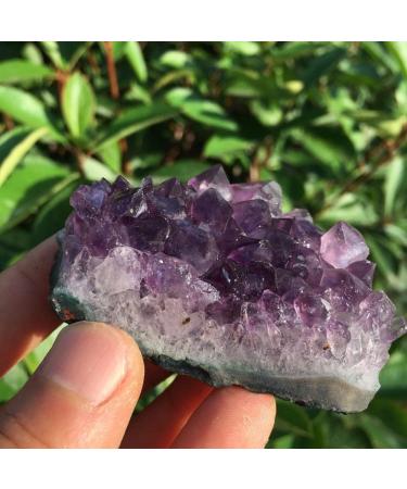 Natural Crystal Rough Natural Amethyst Quartz Crystal Cluster Specimen 50-60g - Buy Online on GoSupps.com