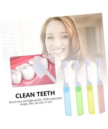 Solustre Folding Toothbrush - Travel & Camping Toothbrush for Braces | Portable Oral Care Tool - Buy Online on GoSupps.com