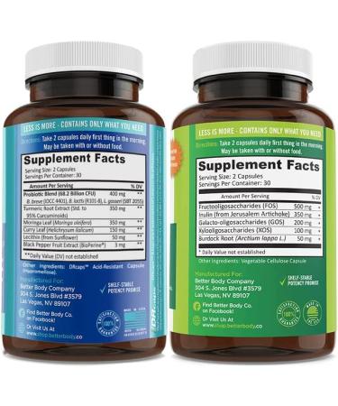 [PACK of 2] Slim Gut Bundle: Provitalize & Previtalize - Menopause Probiotic & Prebiotic - Buy Online on GoSupps.com