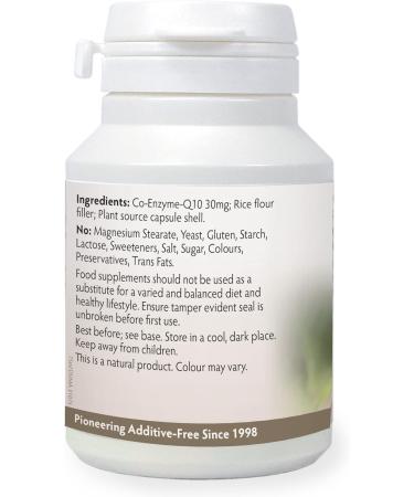 Coenzyme Q10 (CoQ10) 30mg x 90 Capsules - No Magnesium Stearate | High-Quality Supplement - Buy Online on GoSupps.com