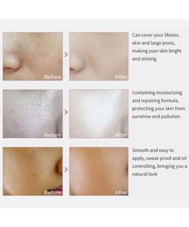 Smooth Makeup Base Liquid Foundation - Concealer Sun Block Cream - Full Coverage Matte Wear (3 Colors) - Buy Online on GoSupps.com