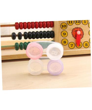 Lurrose 10-Pack Contact Lens Container Kit | Clear Holders with Mirror Stand & Makeup Remover | Travel Essentials for Lens Care - Buy Online on GoSupps.com