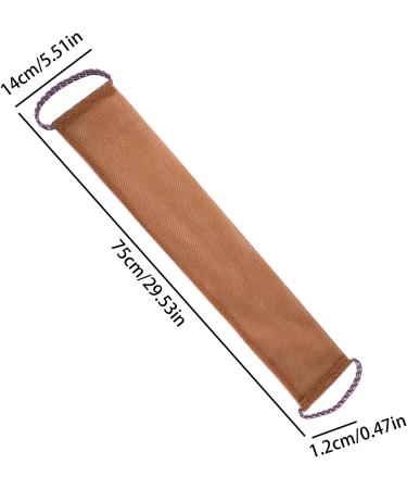 Back Washing Towel | Wash Cloths for Showering - Deep Cleansing Back Scrub Cloth for for Showering All Skin Types Mud Scrubbing Tool Brown - Buy Online on GoSupps.com