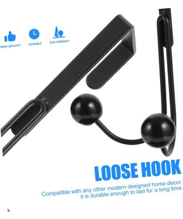 GLEAVI 2pcs Coat for Outdoor Home Hook Multi-Functional Double Punch- Door Hanging 14x9cm Black - Buy Online on GoSupps.com