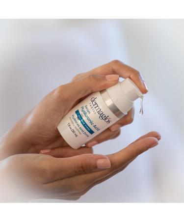 Dermaglos Hyaluronic Acid Serum For Face with Pro Vitamin B5 and Glycerin Hydrates Firms Tones and Reduces Expression Lines Suitable for Sensitive Skin 1 Fl Oz - Buy Online on GoSupps.com
