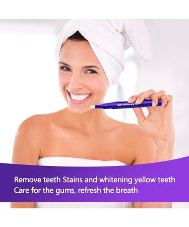 Professional Teeth Whitening Kit with 3 Whitening Pens - 17% Carbamide Peroxide Gel for Deep Cleaning - Includes 10 Teeth Wipes and Cotton Swabs - Buy Online on GoSupps.com