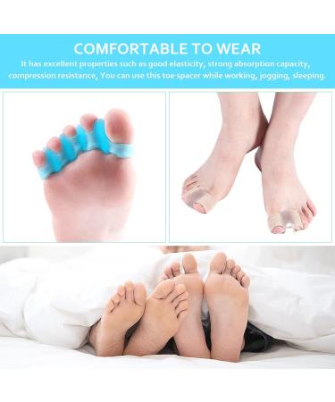 Durable Toe Separators for Bunions & Hammertoes - 6 Pairs for Men and Women | Treat Plantar Fasciitis, Toe Spacers Set - Buy Online on GoSupps.com