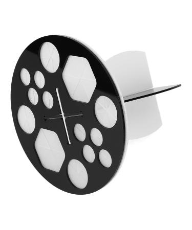 LANTRO JS Acrylic Makeup Brush Holder - Multifunctional Drying Rack with 14 Holes for Perfect Makeup Organization | International Shipping Available - Buy Online on GoSupps.com