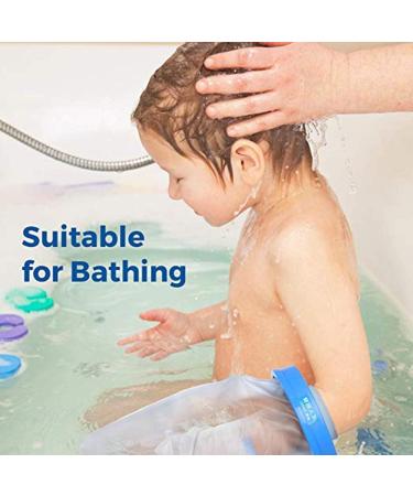 Bandage Protector Waterproof Arm Cast Cover for Shower Bath Durable Reusable Sleeve Bag Cover Pediatric ArmWound Burn Hands Wrists Fingers - Buy Online on GoSupps.com