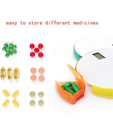 MUUZONING Electronic Pill Box Timer-Reminder with 7 Compartments for Medication Management - Travel Pill Dispenser for Elderly and Kids (Color Options) - Buy Online on GoSupps.com