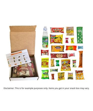 Delicious Mashi Box Asian Dagashi Snack Surprise - 25 Piece Snack Assortment with Instant Noodles & Drinks - Buy Online on GoSupps.com