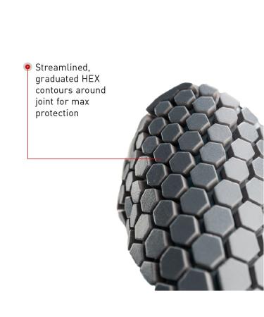 McDavid Hex Pads for Knees  Elbows & Shins  Moisture Wicking with HEX Technology  Black  Adult  S - Buy Online on GoSupps.com
