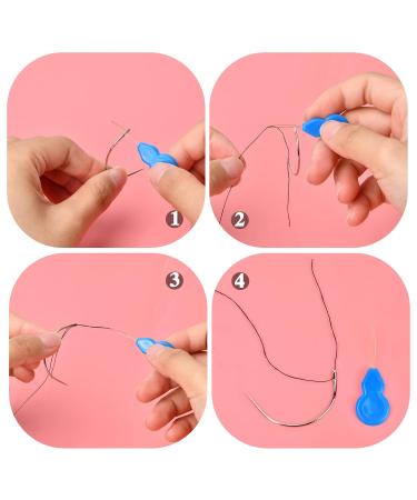 Buy Pinsheng 85-Piece Hair Extension Clip & Wigs Production Set - 50 Clips 20 T-Needles 10 Curved Needles Thread & Yarn in Black Brown Blonde - International Shipping Available - Buy Online on GoSupps.com