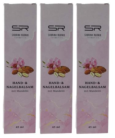 Werunia Sabrina Rudnik hand and nail balm 45 ml + varivendo notepad 3 x almond oil