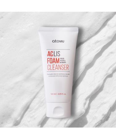 ATOMU Mildly alkaline oily acne sebum removal deep cleansing ACLIS foam cleanser 4.05 fl.oz.