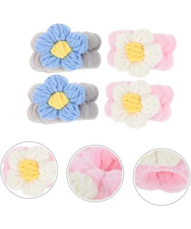 Healeved 2paires Bracelets lastiques Peluche Pour Lavage Visage Avec Motif Cartoon De Bracelets Absorbants Pour Filles - Buy Online on GoSupps.com