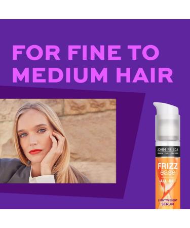 Frizz Ease Lightweight Serum 50ml - Hair Serum for Fine to Medium Hair - Buy Online on GoSupps.com