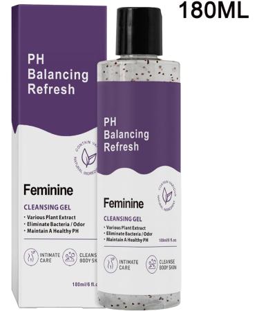  Nbhuiakl Daily PH Balanced Feminine Cleanser Refreshing PH Balancing Shower Gel 180 Ml Natural Gentle Feminine Hygiene | Feminine Moisturizing Body Wash For Friends Family And - Buy Online on GoSupps.com