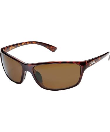 Suncloud Optics Sentry Injected Frames Polarized Designer Sunglasses,OS,Tortoise/Brown