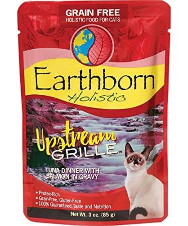 Earthborn Holistic Grain Free Wet Cat Food Pouches - 6 Flavors - 3oz Each (12 Pouches) - Buy Online on GoSupps.com
