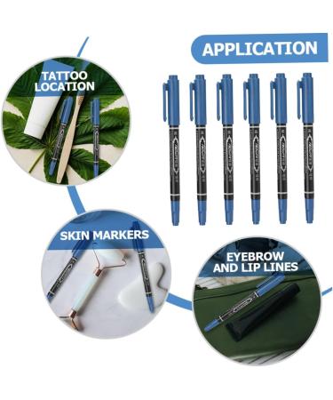 NOLITOY 6pcs Eyebrow Marker Pen Eyebrow Pen Pen Tool Beauty Marker Eyebrow Pencil Body 13.9x1.8cm Blue - Buy Online on GoSupps.com