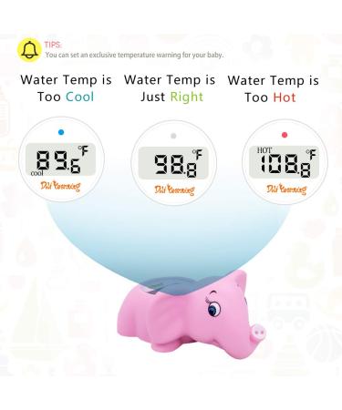 Doli Yearning Baby Bath Thermometer|Kids' Bathroom Safety Product|Fahrenheit and Celsius|Baby Bath Floating Toys|Water Thermometerâ¦ Pink - Buy Online on GoSupps.com