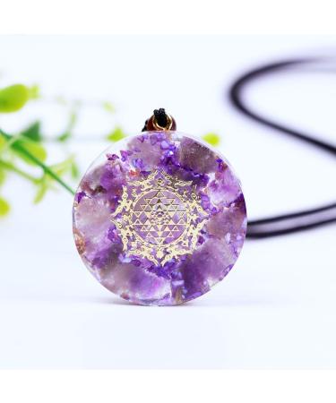 Orgonite Pendant Orgone Spiritual Healing Energy Necklace Crysta Jewelry Reiki Chakra Stones Necklace For Women - Buy Online on GoSupps.com