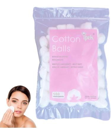 Cotton Balls White Cotton Balls for Baby - Multipurpose Makeup Remover Absorbent for Makeup Remover Skin Cleaner Makeup Cleaning Household 1. About 100 Grains (About 0.5 Grams) - Buy Online on GoSupps.com
