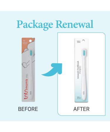 TNTN MOM S Pregnancy Extra Soft Toothbrush - Gentle Dental Care for Pregnant Women | Finer than 0.01mm | Oral Hygiene | 1 Count - Buy Online on GoSupps.com