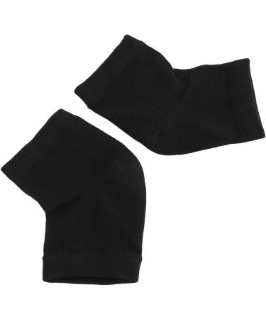 Moisturizing Gel Heel Sleeves - Repair Cracked Heels & Dry Feet - Softens Rough Skin - Foot Spa Treatment Socks with Cotton Fabric - 2 Pairs - Buy Online on GoSupps.com