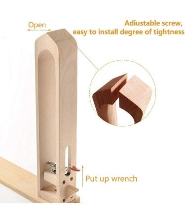 Leather Pony Clamp for Leathercraft Sewing DIY - Wood Hand Stitching & Lacing Tool - Buy Online on GoSupps.com