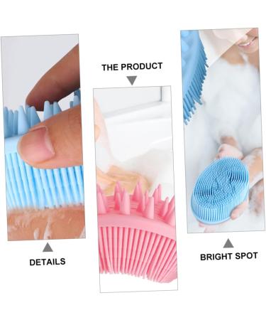 Frcolor Silicone Shampoo Brush for Men & Children - Scalp Massage & Blood Circulation - Portable Hair Care Device - Buy Online on GoSupps.com