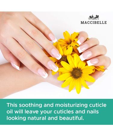Maccibelle Cuticle Oil 0.5 oz Set of 2 - Tea Tree Lavender & Milk Honey for Dry Cracked Cuticles - Buy Online on GoSupps.com