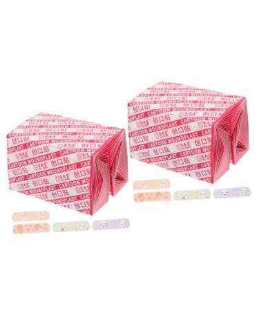 BESPORTBLE 4 Boxes Cartoon Daily use Adhesive Kids Adhesive Cartoon Band Cute Cartoon Medical Glue Child Dressing Outdoor