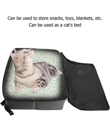 Travel Cat Litter Box - Portable Waterproof Scratch Resistant & Foldable | Ideal for Car & Travel - Buy Online on GoSupps.com